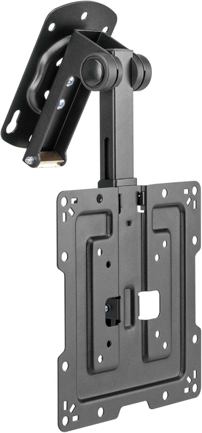 PureMounts TV Deckenhalterung für Fernseher, geeignet für 19-43 Zoll, klappbar, höhenverstellbar, sc