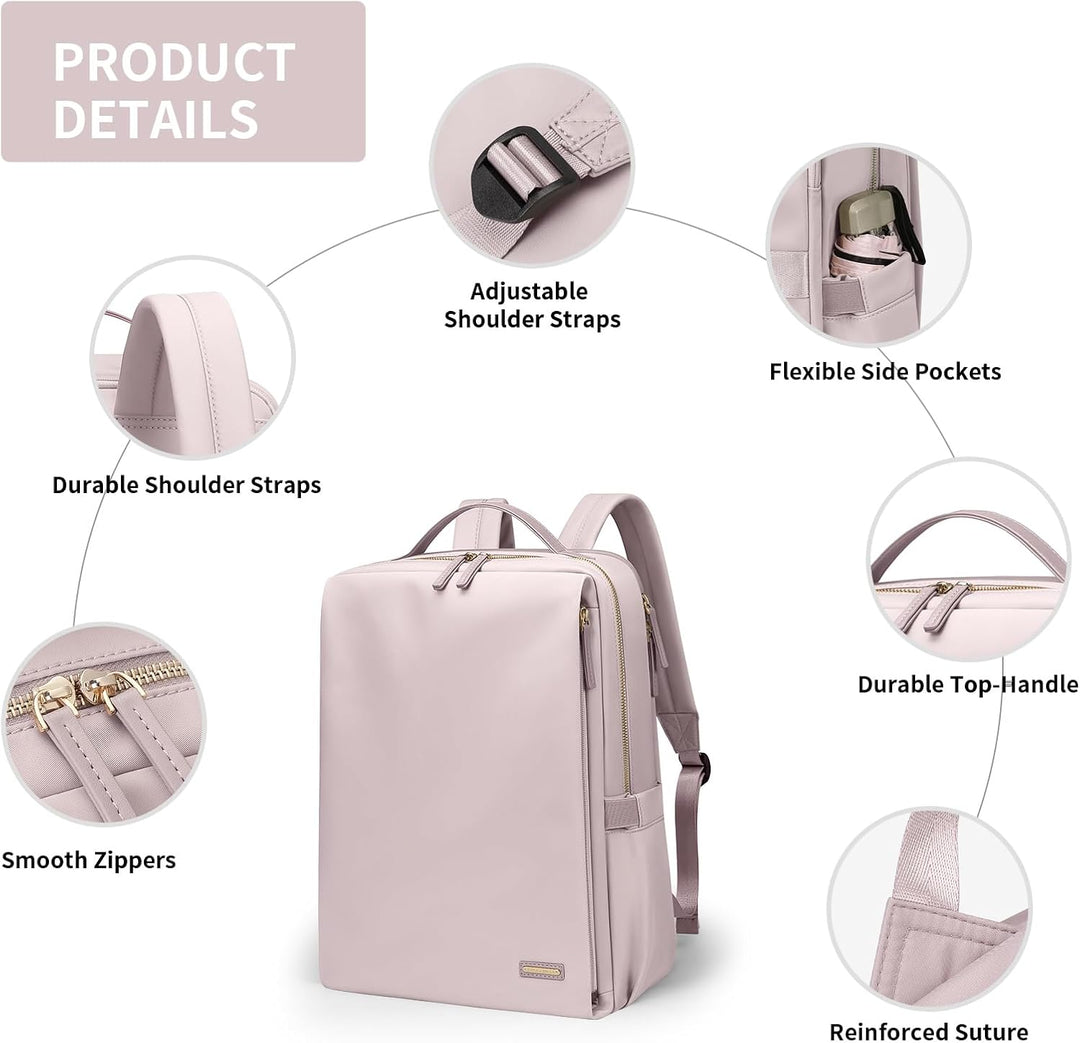 Stilvoller Laptop Rucksack für Damen von Fluggesellschaften zugelassen, Perfekt für die Arbeit das C
