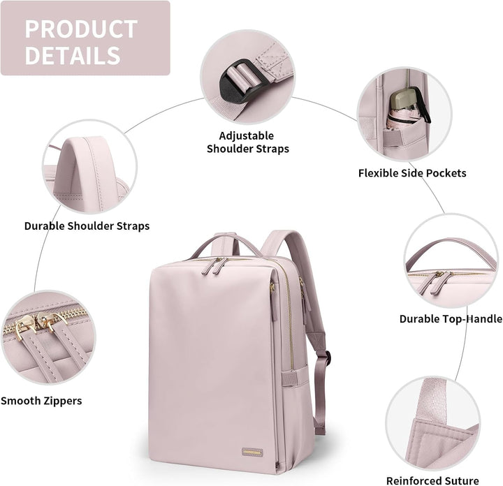 Stilvoller Laptop Rucksack für Damen von Fluggesellschaften zugelassen, Perfekt für die Arbeit das C