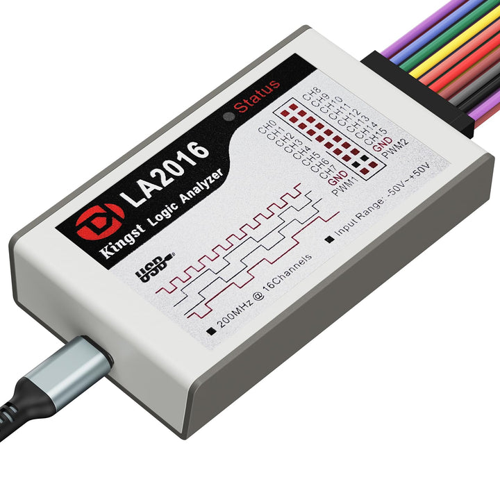 InnoMaker LA2016 USB Logik Analysator volle 16-Kanal 200MHz Abtastrate mit PC Software Handheld Inst