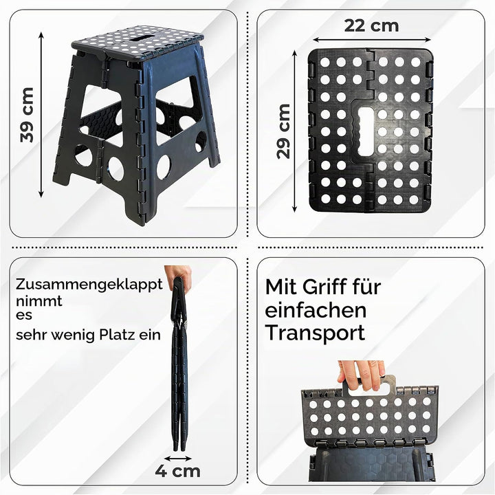 Faltbarer Hocker.