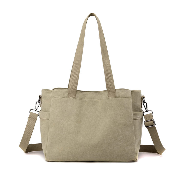 NICOLE & DORIS Canvas Handtasche Damen Grosse Kapazität Tote Tasche Shopper Schultertasche Casual Um