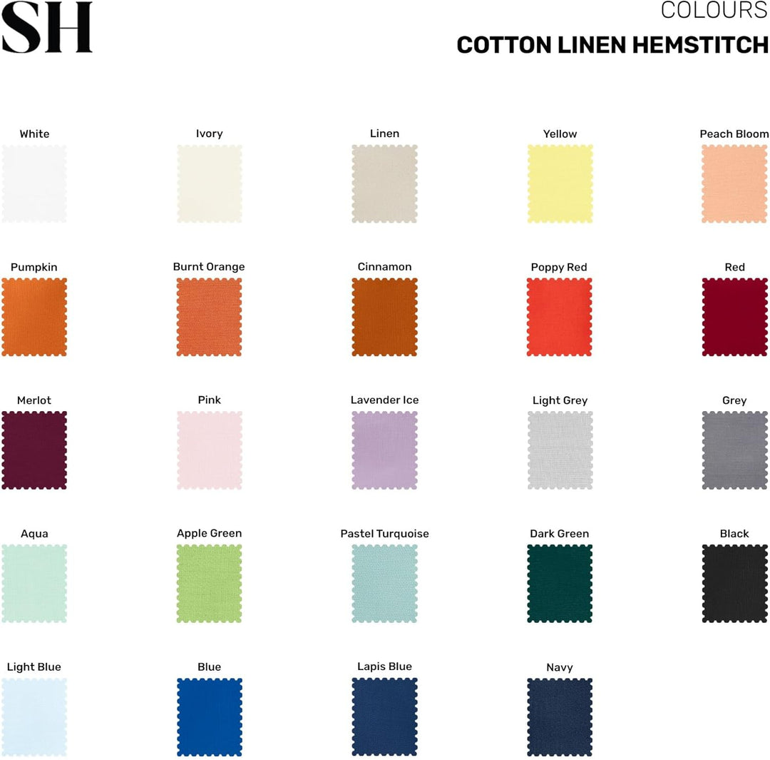 Solino Home Tischsets aus Baumwollleinen, Hohlsaum, Leinen, maschinenwaschbar, für Frühling, Muttert