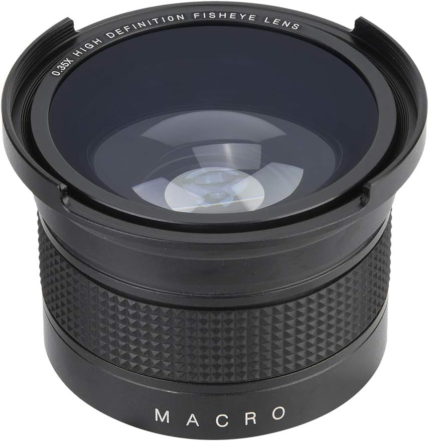 Fisheye-Weitwinkelobjektiv 10 X 10 X 10 52 Mm, 0,35 X Universelles Weitwinkel-Fisheye-Objektiv mit O