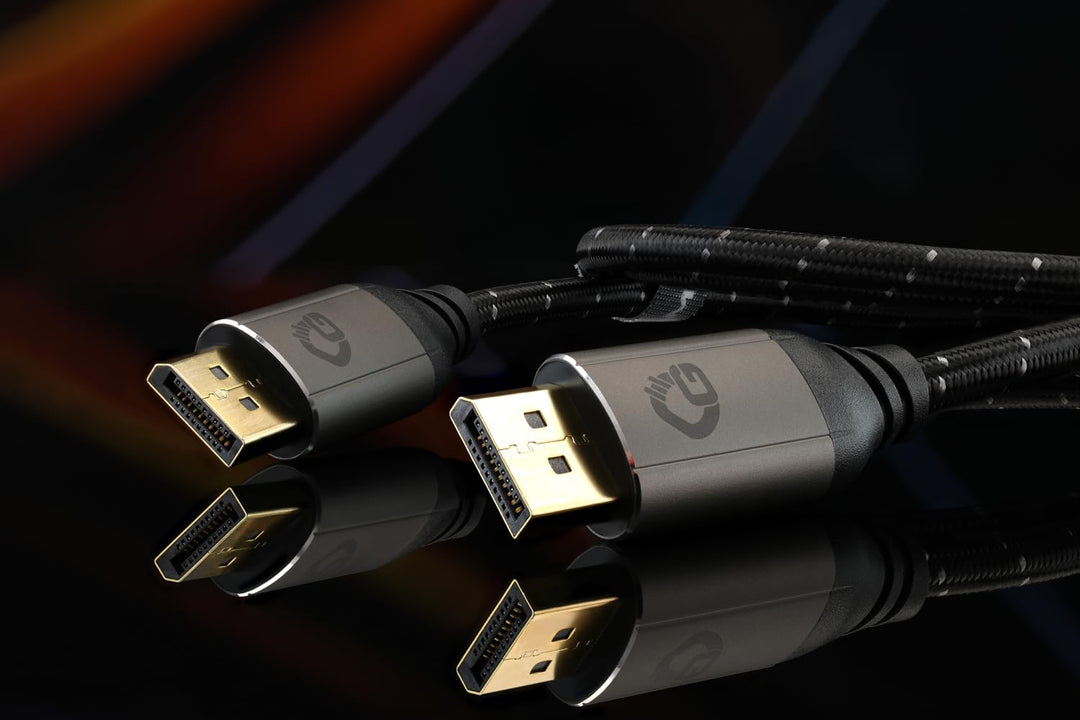 DisplayPort 2.1 Kabel 1,5m - 80 Gbit/s UHBR20, 8K 240Hz, 4K 540Hz, HDR10, FreeSync, G-Sync, DSC, für