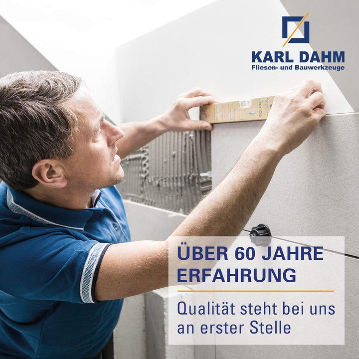 Karl Dahm Handschleifer aus Hartmetall mit Körnung 2 I Handrutscher schwere Ausführung I Fliesenlege