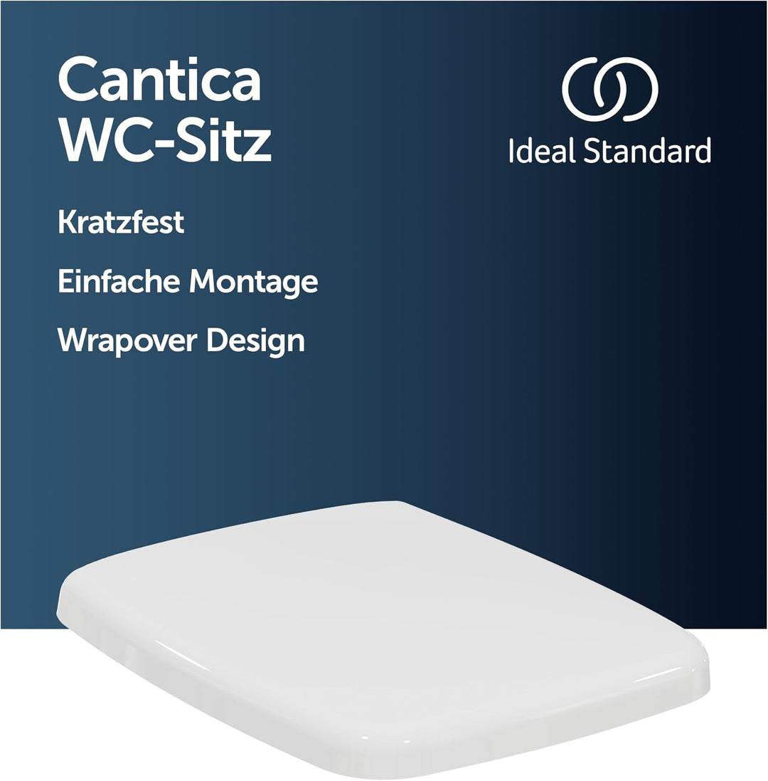 Ideal Standard T629901 Cantica WC-Sitz ohne Softclosing, ohne Softclosing