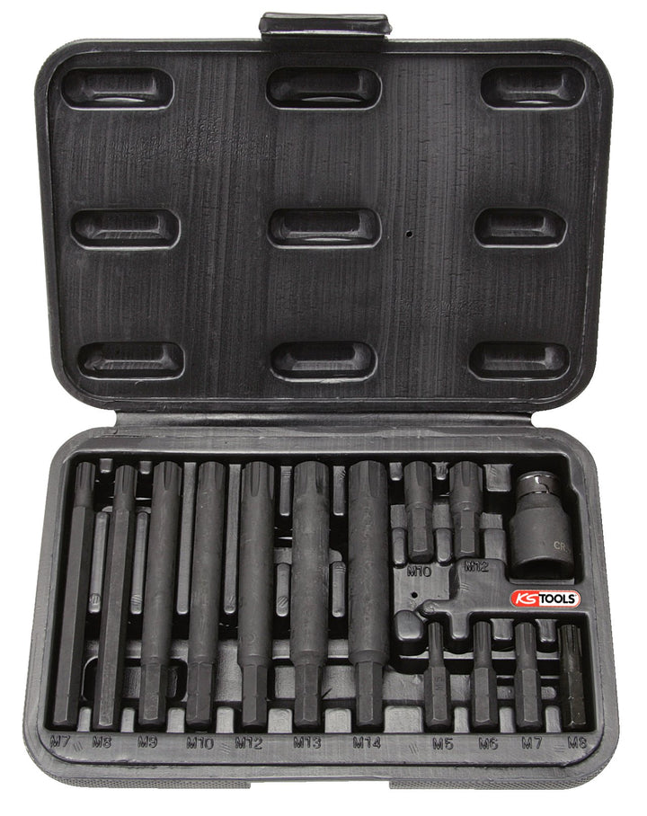 KS Tools 911.4306 5/16" CLASSIC Bit-Satz, 14-tlg.