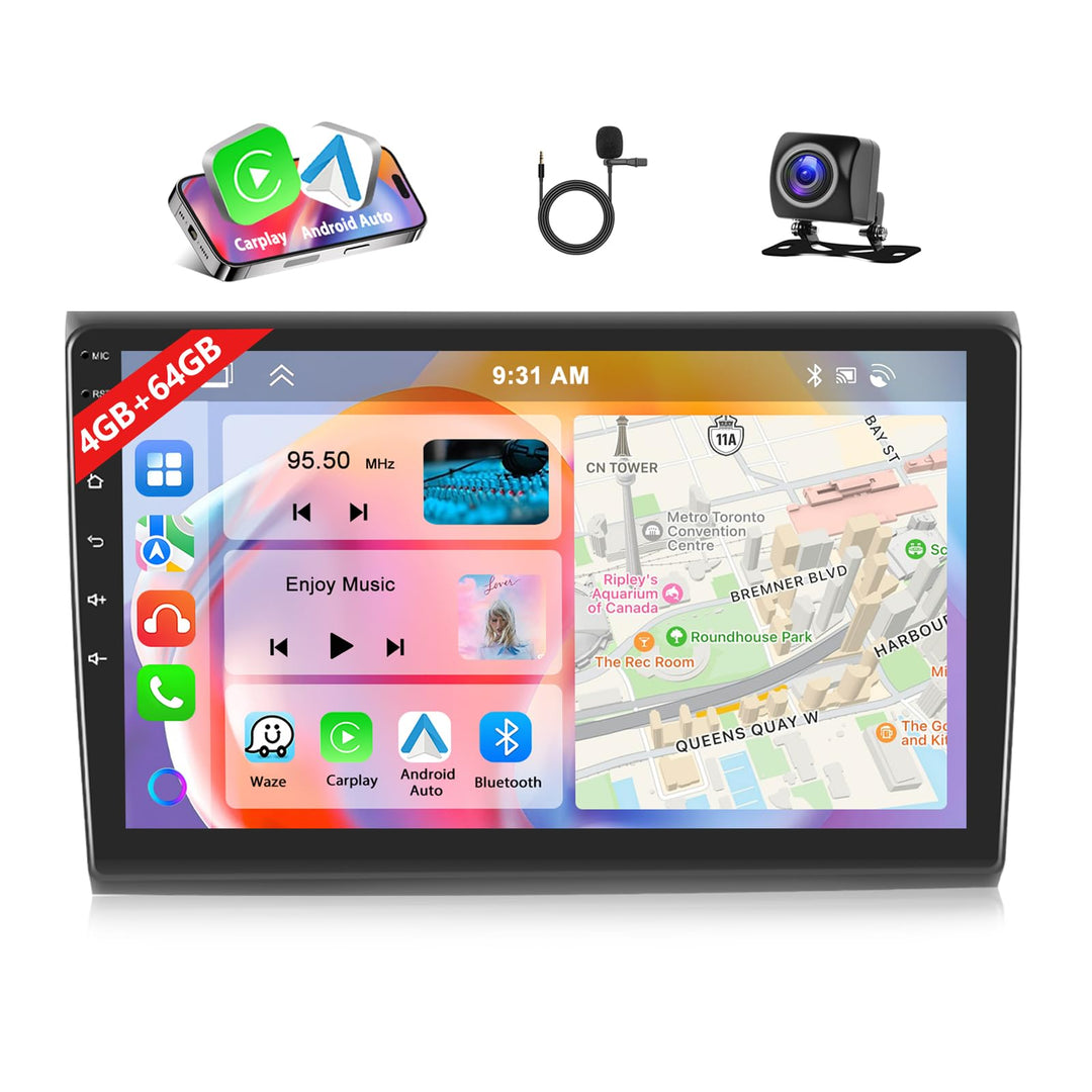 2GB+64GB 8 Core Autoradio für Fiat Bravo 2008-2013 mit Wireless Carplay Android Auto, Android Car St