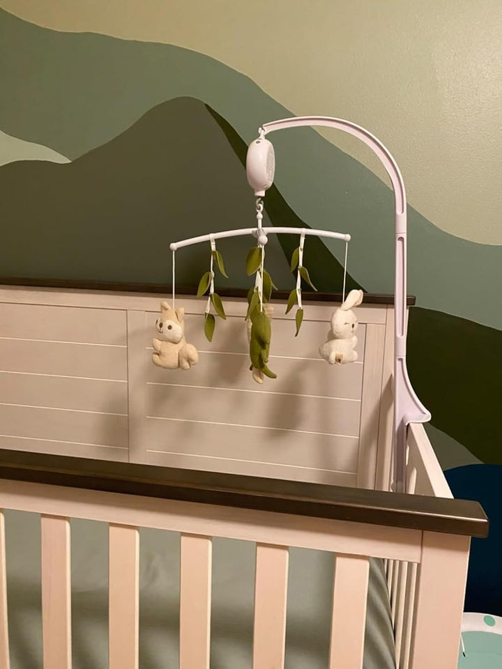 Mobile Baby,Baby Spieluhr mit 35 Musik,Einstellbare Lautstärke,Einfach anzubringen,Stoppt nach 30 Mi
