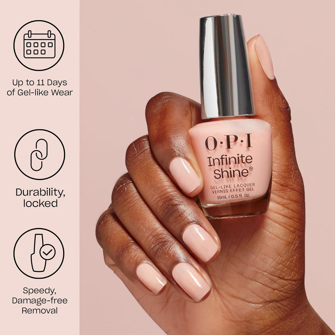 OPI Infinite Shine Collection Make 'Em Jelly – Jelly Green with Envy – grüner Nagellack mit Gel-Effe