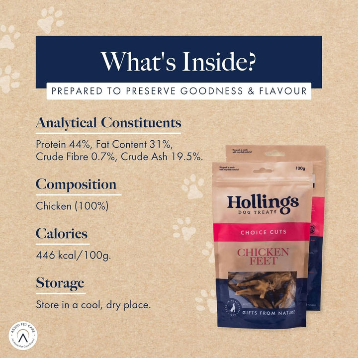 Hollings natürlich Hähnchen Fuss 2kg Grosshandel Box