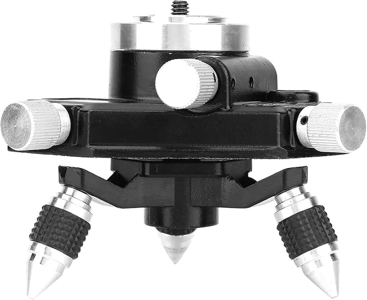 Oumefar 360 ° Laser Level Stand 360 Grad Standard Stativhalterung aus Aluminiumlegierung mit 1/4"Gew