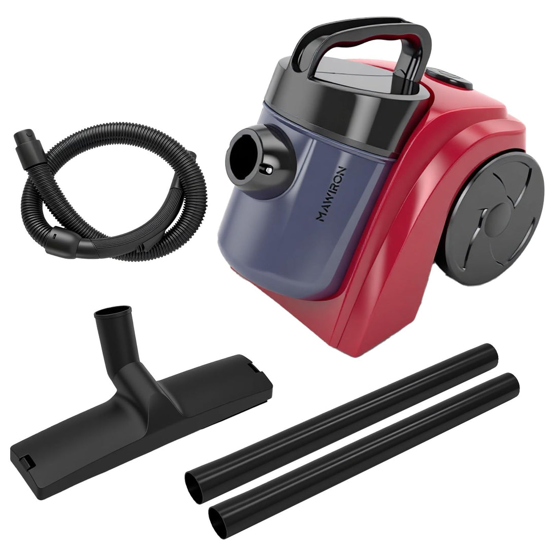 Staubsauger Beutelloser, kompakter &amp; leiser Bodenstaubsauger für Teppich - &amp; Hartböden, 1000W, Soft-