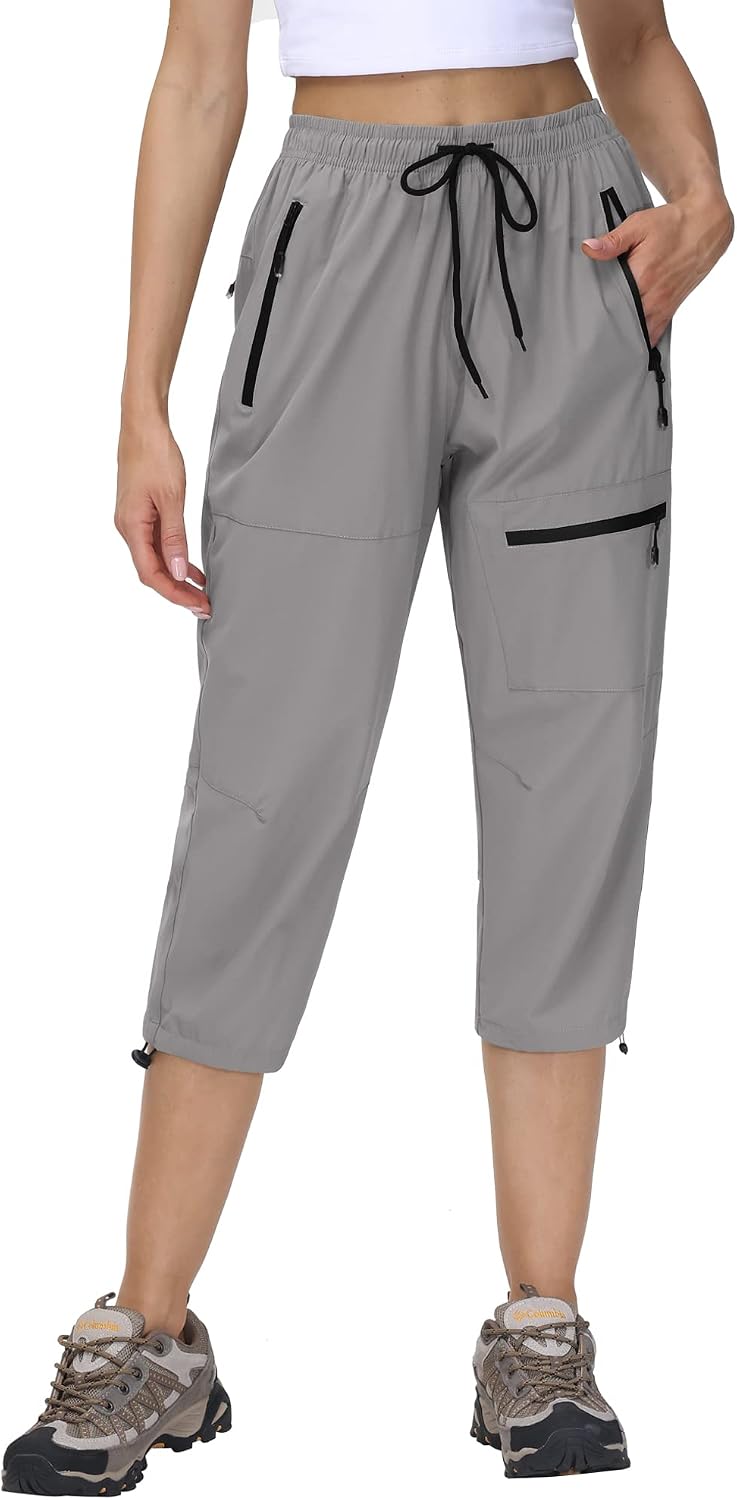 Butrends Wanderhose Damen schnelltrocknend Outdoorhose atmungsaktiv Anti-UV Cargohose Verschleissfes