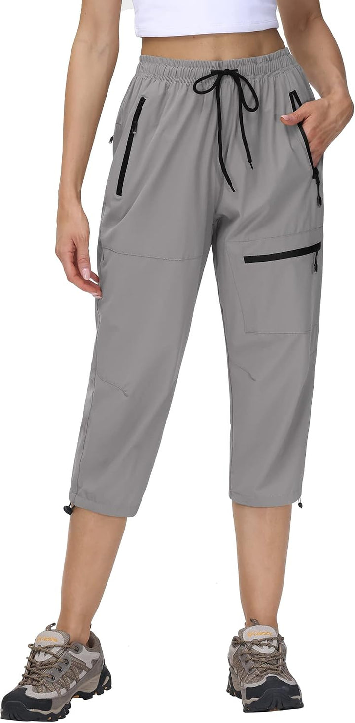Butrends Wanderhose Damen schnelltrocknend Outdoorhose atmungsaktiv Anti-UV Cargohose Verschleissfes