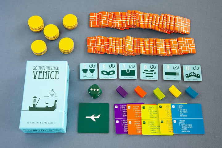 Oink Games "Souvenirs from Venice” • Strategic Card Game for Family & Friends • Unique Collectibles