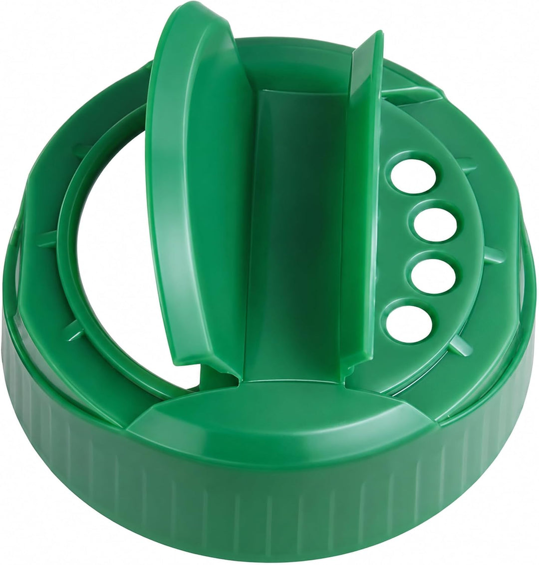 NaturGut 20 leere PET-Gewürzdose 100 ml mit UV-Schutz inkl. grüner Streuverschluss Dual Flap Flapper