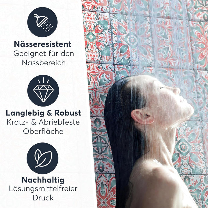 CREATISTO Mosaik-Fliesen Fliesensticker Fliesenfolie - Stylische Sticker Aufkleber für Fliesen I Sti