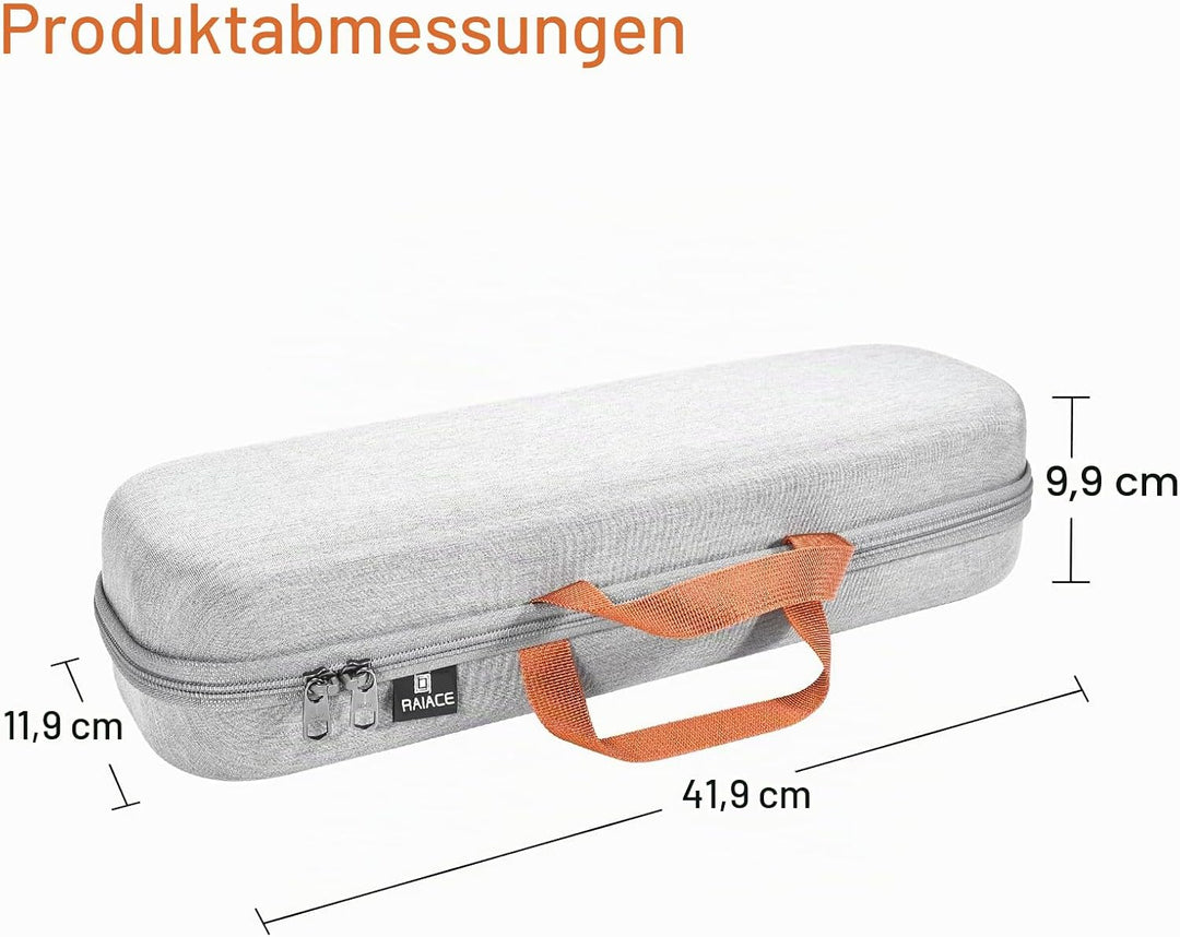 RAIACE Hartschalenkoffer, kompatibel mit Dyson Airstrait-Haarglätter, Reise-Aufbewahrungstasche. (Ve