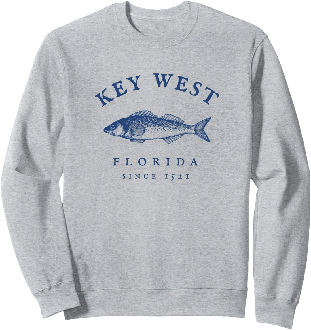 Key West Florida Vintage Fishing Sweatshirt