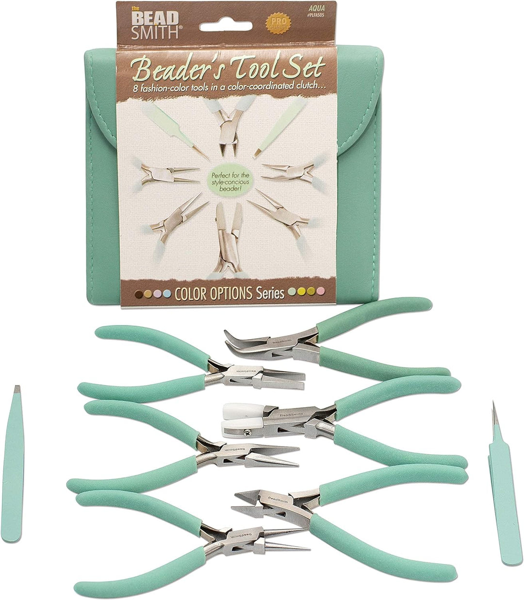 BeadSmith The Beadsmith Schmuck Werkzeug Set 8-teilig 72561 Farbe Set mit Kupplung inklusive Zange S