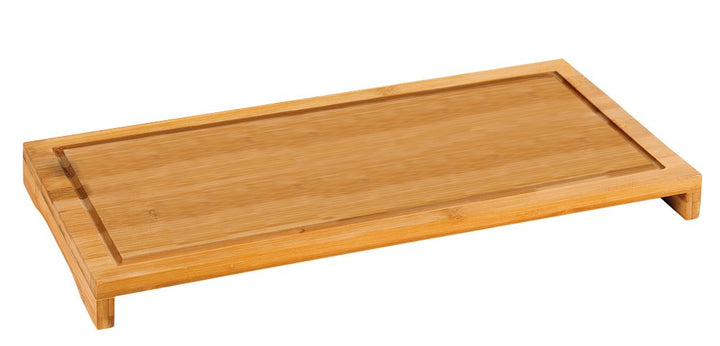 Kesper - 1 Stück Schneide- und Abdeckplatte - Bambusholz - 54 x 28 x 4 cm - grosse und robuste Herda