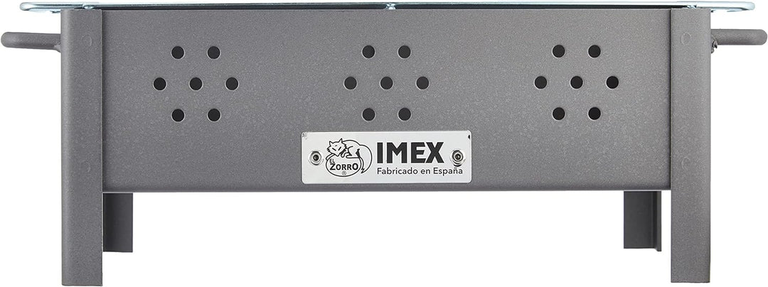 Imex El Zorro Tischgrill mit verzinktem Grillrost, Schwarz, 31 x 21 x 14 cm, 71431.0, Tischgrill