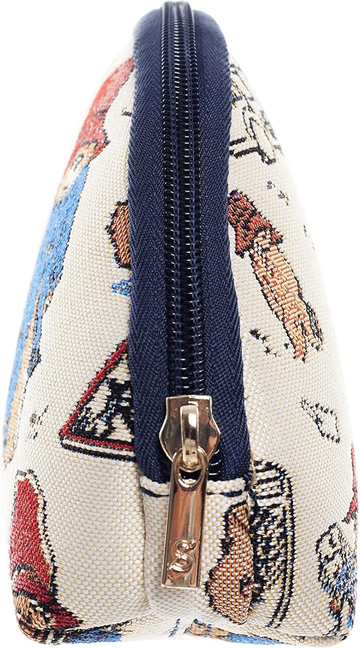 Signare Paddington Bear Tapisserie-Kosmetiktasche, umweltfreundlicher gewebter Stoff, Hauptfach mit