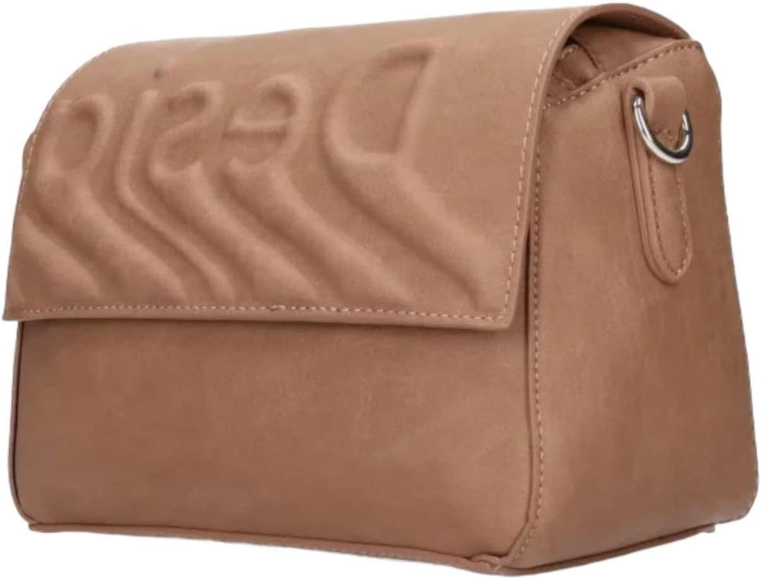 Desigual Damen-Tasche Psico Logo Phuket Straight Mini 23saxp35 Einheitsgrösse Braun, Einheitsgrösse