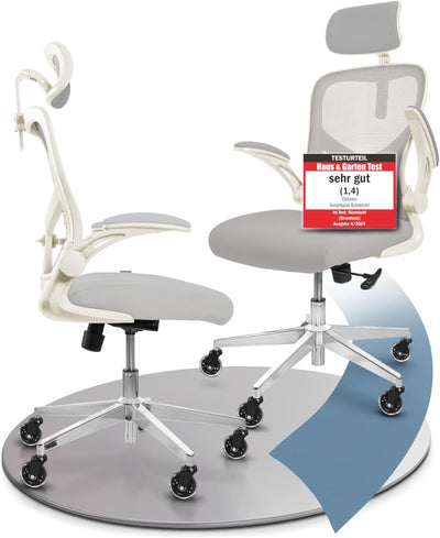 CLOUVOU SmartSeat Bürostuhl Ergonomisch [TESTSIEGER] Schreibtischstuhl 100% individuell einstellbar