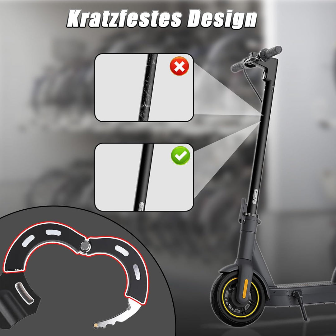 E Scooter Schloss, Handschellenschloss mit Schlüssel & wasserdichter Tasche, Schloss für E Scooter,