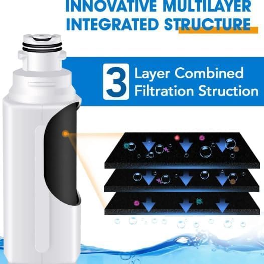 Kühlschrank-Wasserfilter, DA97 17376B Hocheffiziente Filtration, Kühlschrank-Wasserfilterkartusche,