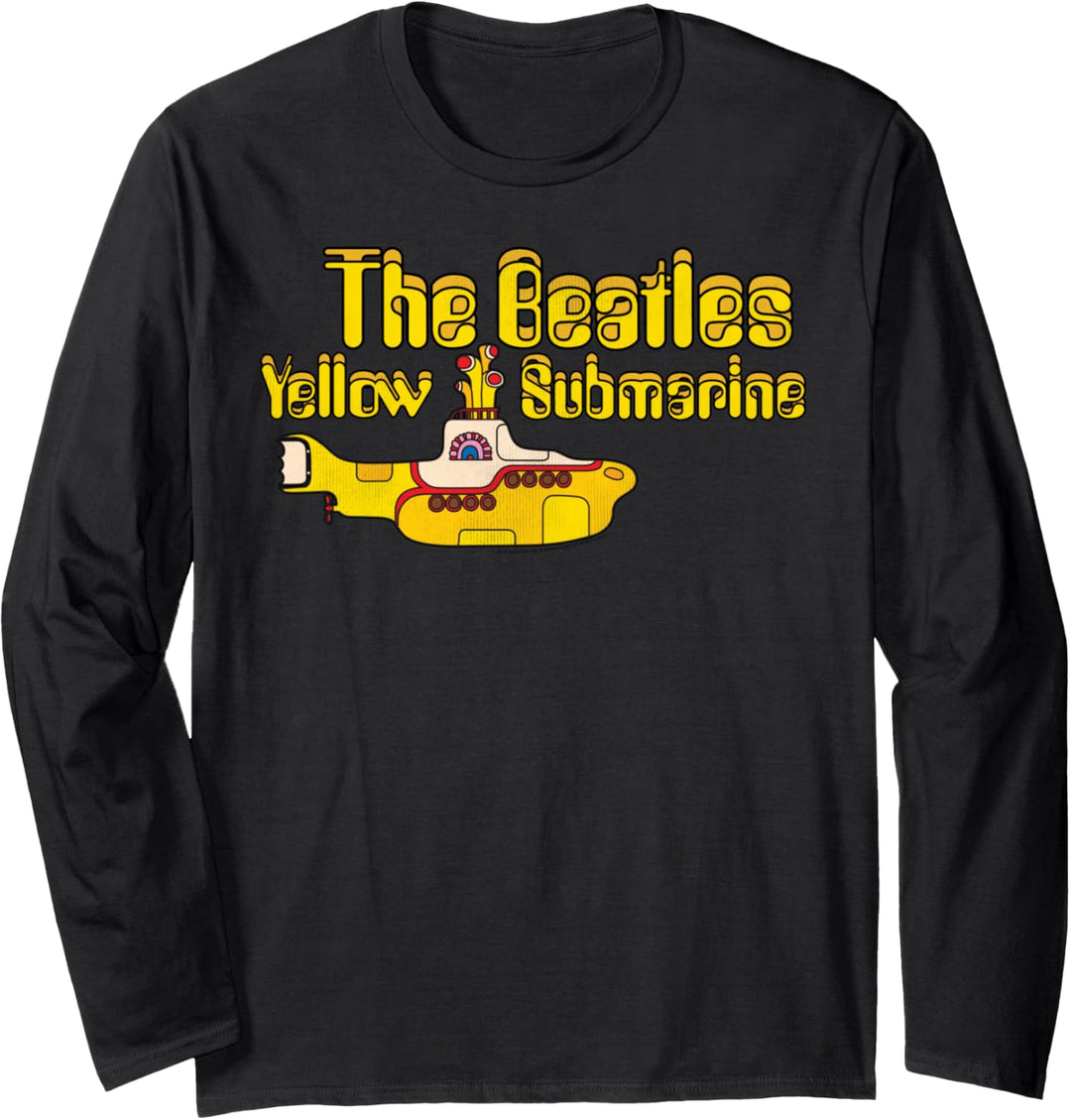 Das gelbe U-Boot-Logo der Beatles Langarmshirt