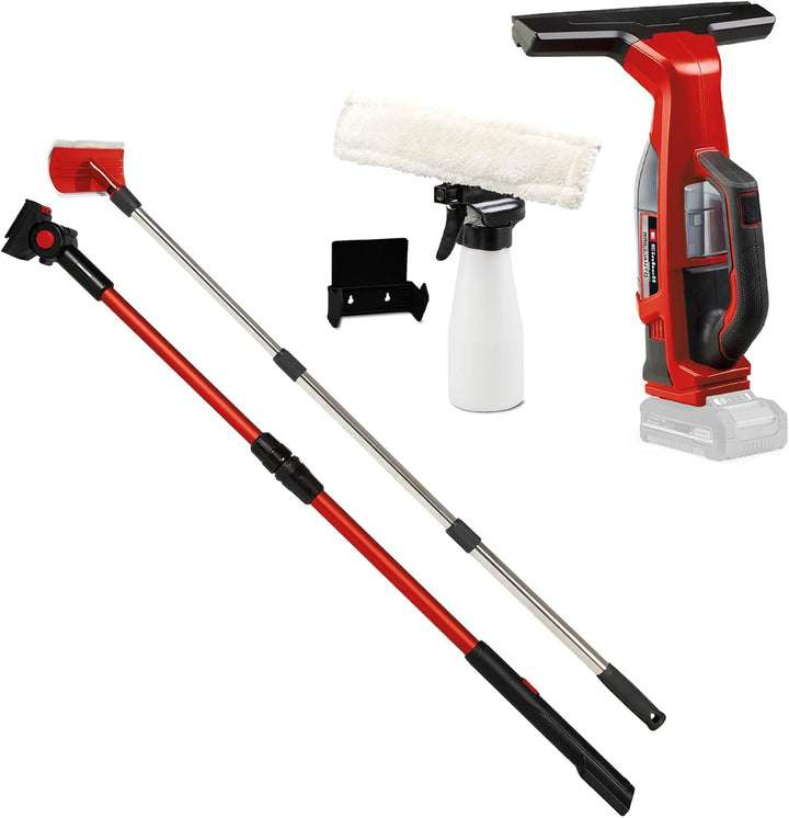 Einhell Akku-Fensterreiniger BRILLIANTO Power X-Change (18 V, 28 cm lange Saugdüse, streifenfreie Re