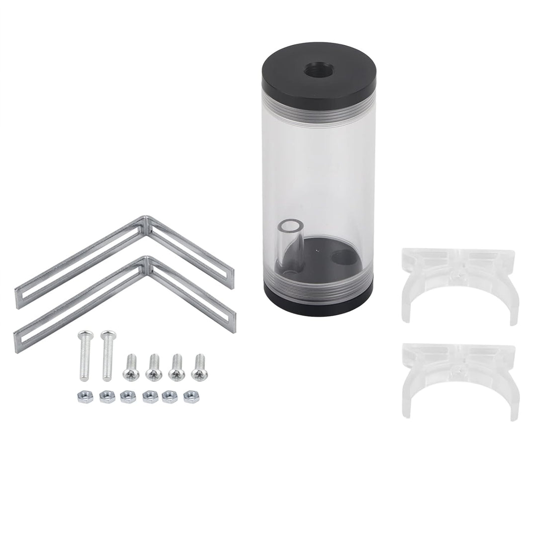 Cuifati Kühlbehälter, PC-Computer Flüssigwasserkühlung Ra/Diator Acrylzylinder Wasserbehälter Tank K