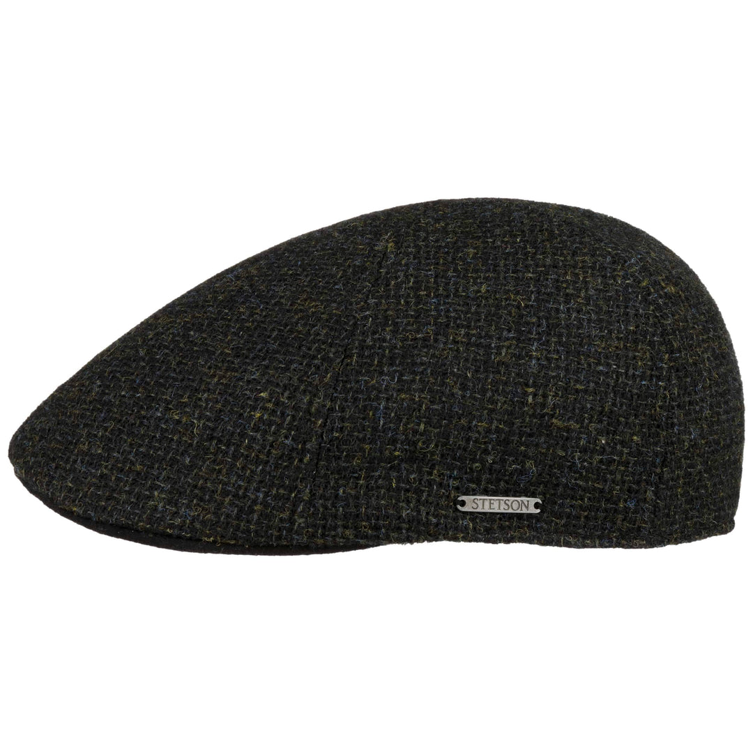 Stetson Texas Classic Wool Flatcap - Schiebermütze Herren - Herrenmütze mit Baumwollfutter - Schirmm