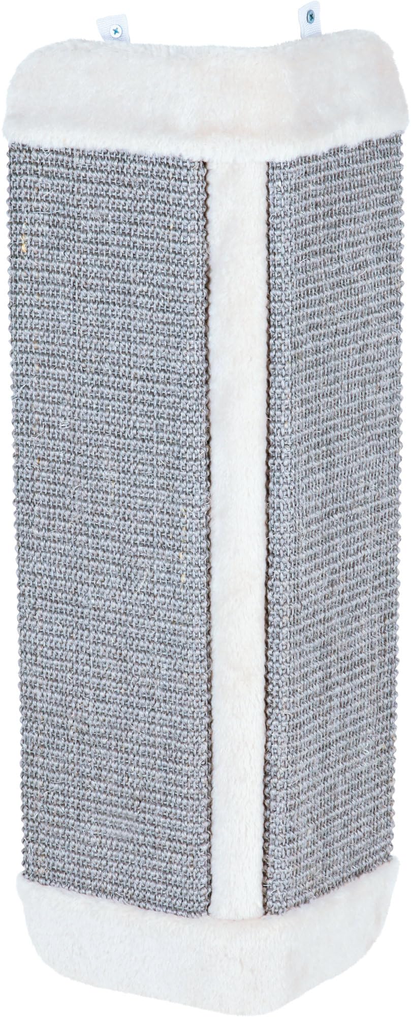 Trixie 43435 Kratzbrett für Zimmerecken, 32 × 60 cm, grau/lichtgrau grau 1 Stück (1er Pack), grau 1
