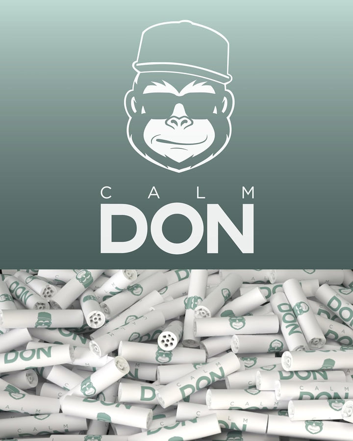CALM DON® Active Filter | Premium Aktivkohlefilter slim ø5.9mm mit Kokosaktivkohle [100 Filter], 100
