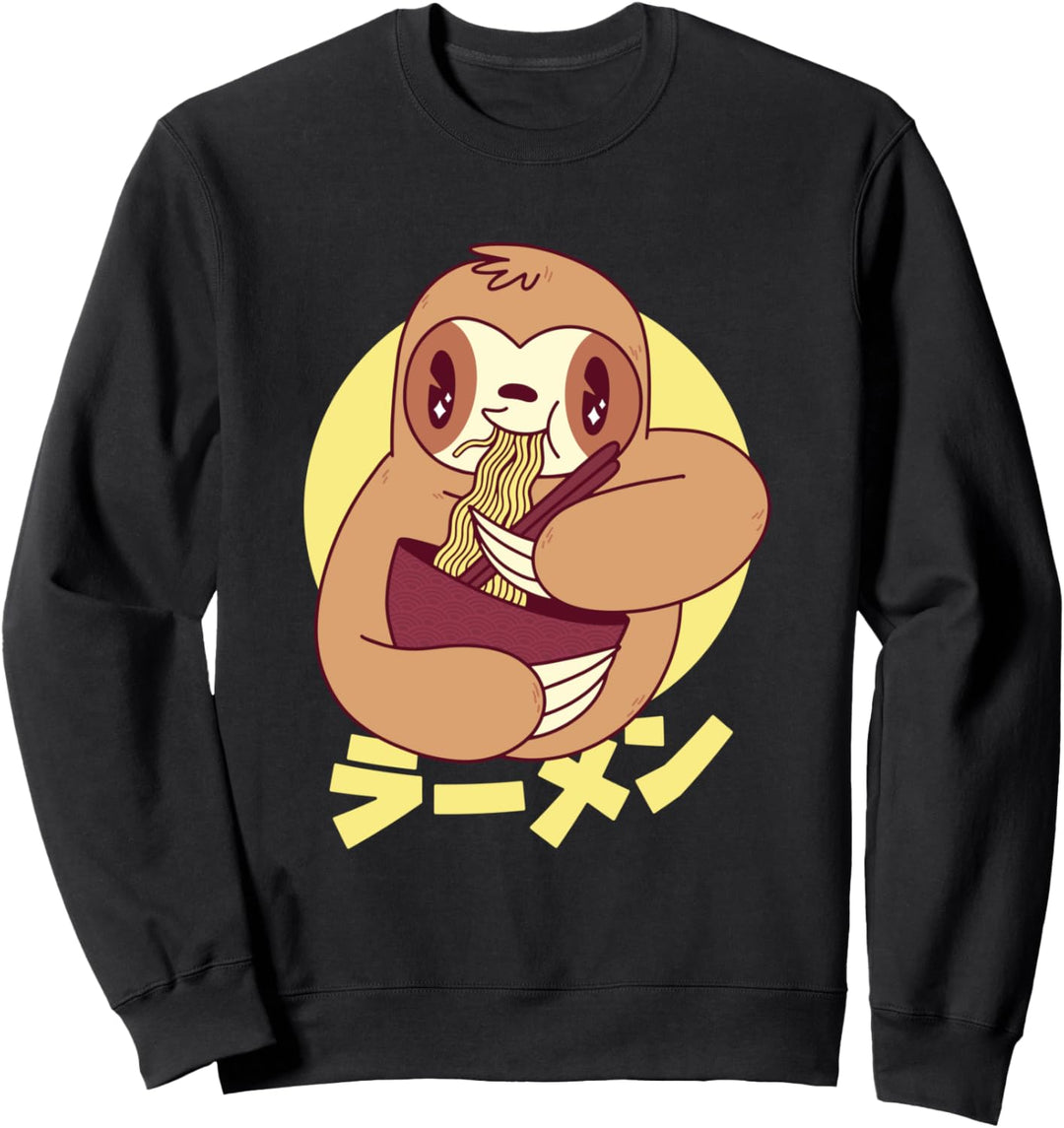 Faultierfressende Ramen Sweatshirt
