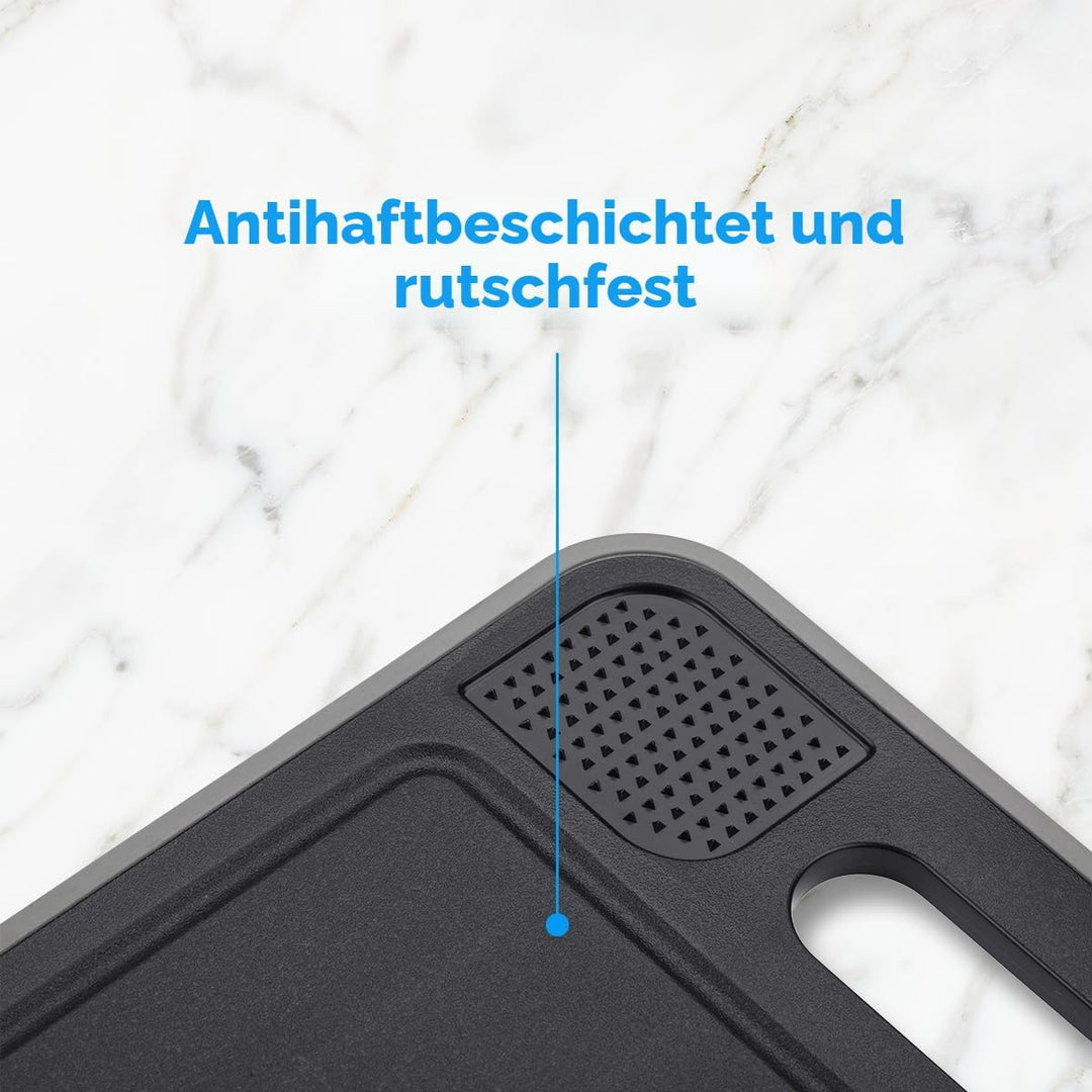 NK Auftaubrett für Lebensmittel + Schneidebrett (4-in-1), Auftauen, Schneiden, Reiben von Gewürzen u