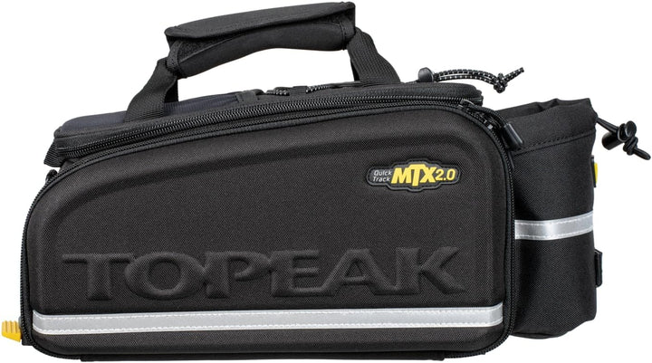 Topeak MTX TrunkBag EXP (MTX 2.0) mit TrunkLock – 16,6 L Gepäckträgertasche mit QuickTrack-System, a
