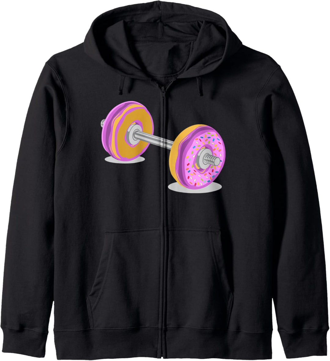 Donut Barbell Weight Lifitng Exercise Kapuzenjacke