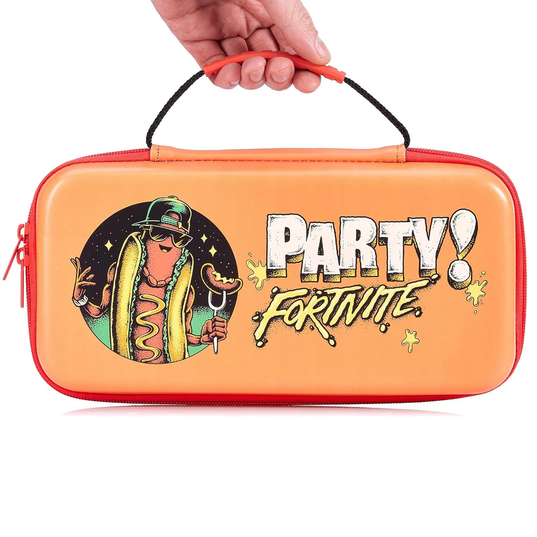 Numskull Offizielles Fortnite-Trageetui für Switch und Switch 2 – Party Edition – Platz für 10 Spiel