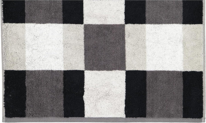 CAWÖ Home Handtücher Delight Karo 6219 Platin - 77 Duschtuch 70x140 cm, Duschtuch 70x140 cm