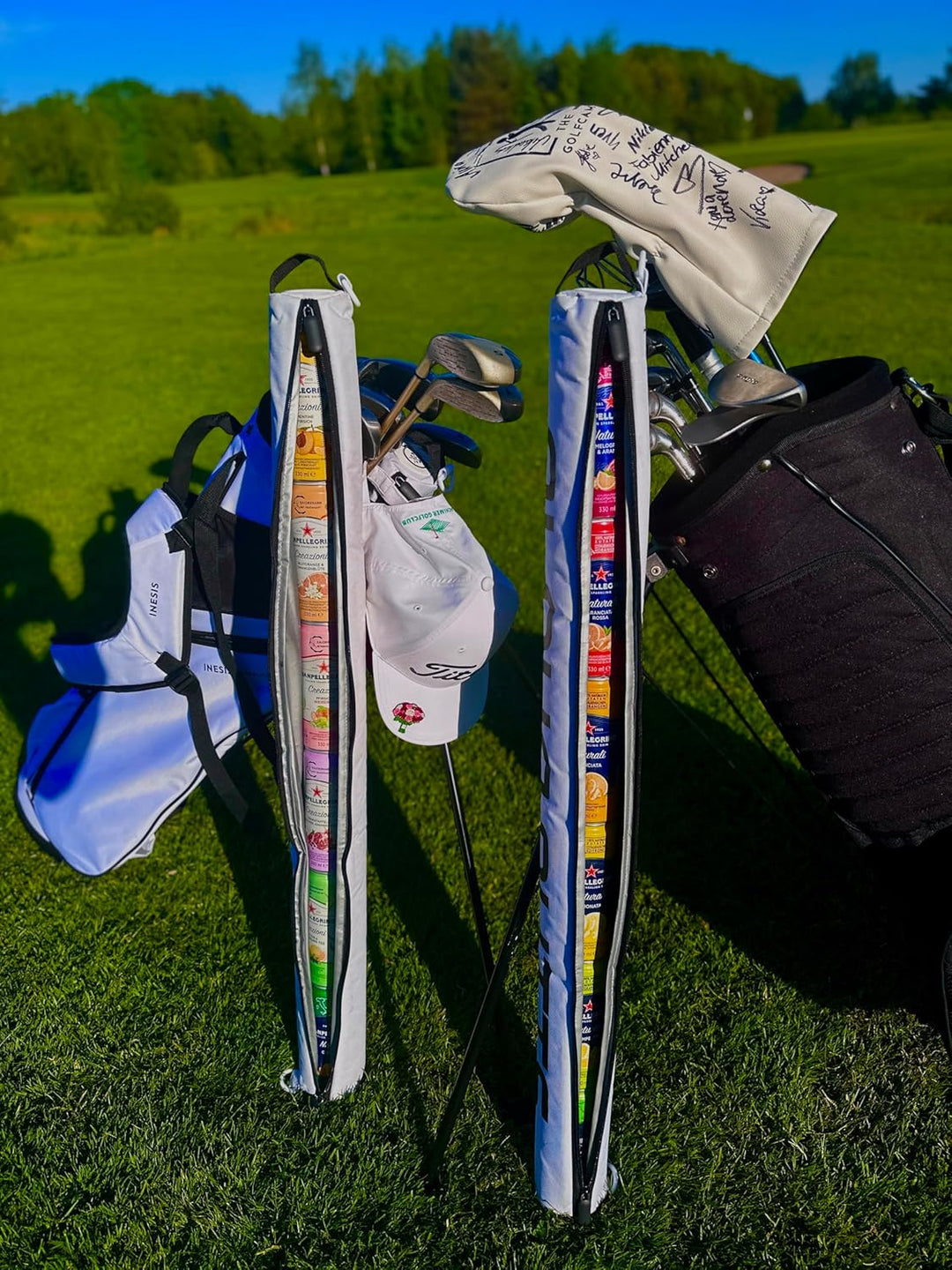 Alpha Putts Getränke Buddy - Die Ultimative Kühltasche Für Golfbags - Hält Dosen und Flaschen Gekühl
