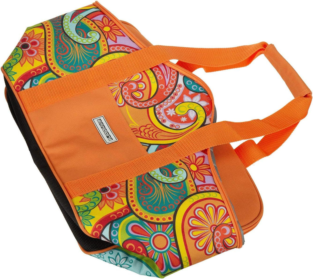 anndora Kühltasche 20 Liter - Farbwahl paisley orange, paisley orange