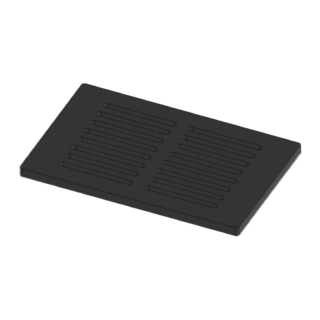Kaminrost/Ascherost Eckig 360 x 224 x 15 mm passend für Haas+Sohn ** Kaminöfen inkl. Modellübersicht