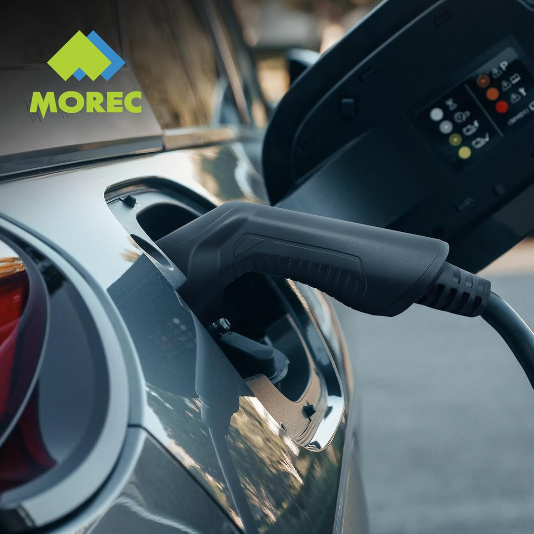 Morec 7KW EV Ladestation 32A ev Ladegerät Typ 2 EU Standard IEC 62196-2 Stecker mit Stromkabel zum V
