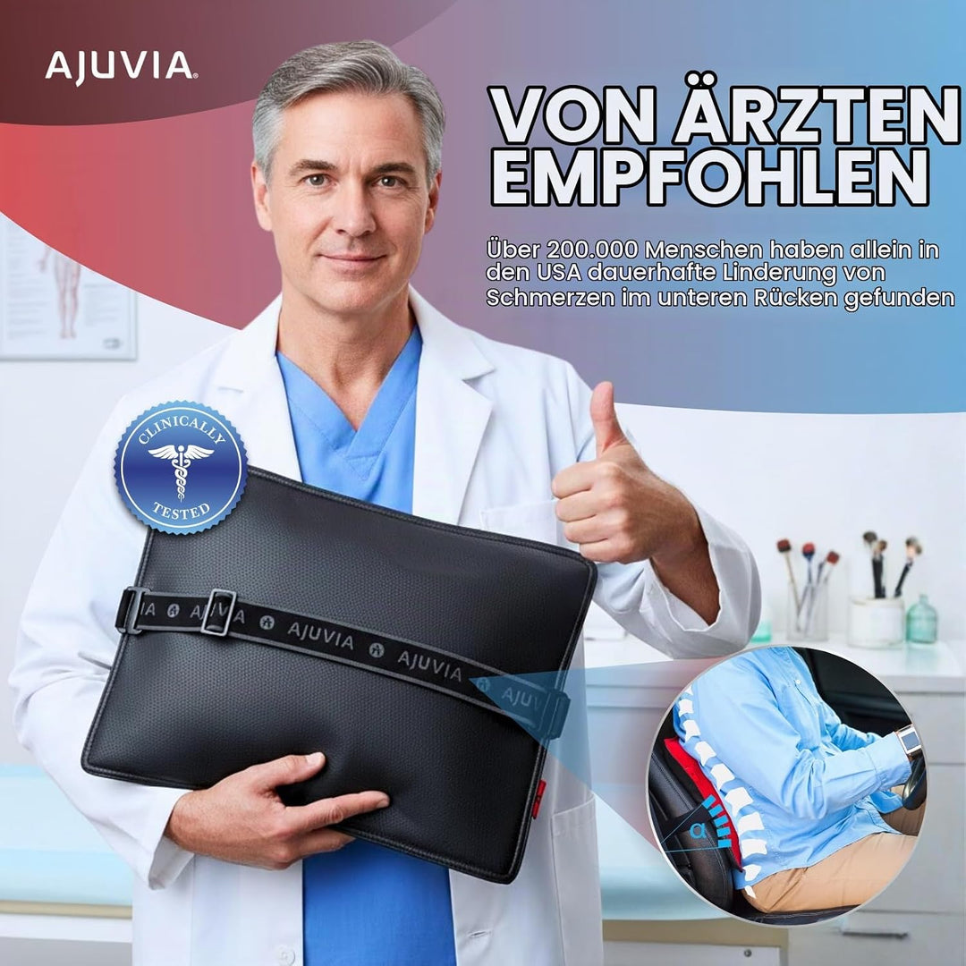Multifunktionaler BackVitalizer (Rücken Vitalisator) Rückenstütze für den unteren Rücken, Lendenwirb